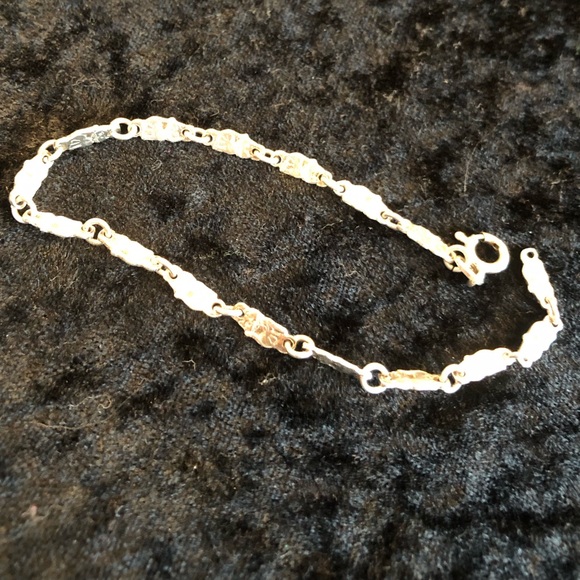 Sterling Silver Kitten Bracelet - Picture 2 of 6